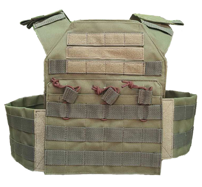 Плитоноска с трема подсумками под магазины АК Хаки (37697) - фото 3 Плитоноска с трема подсумками под магазины АК Хаки (37697) - фото 3