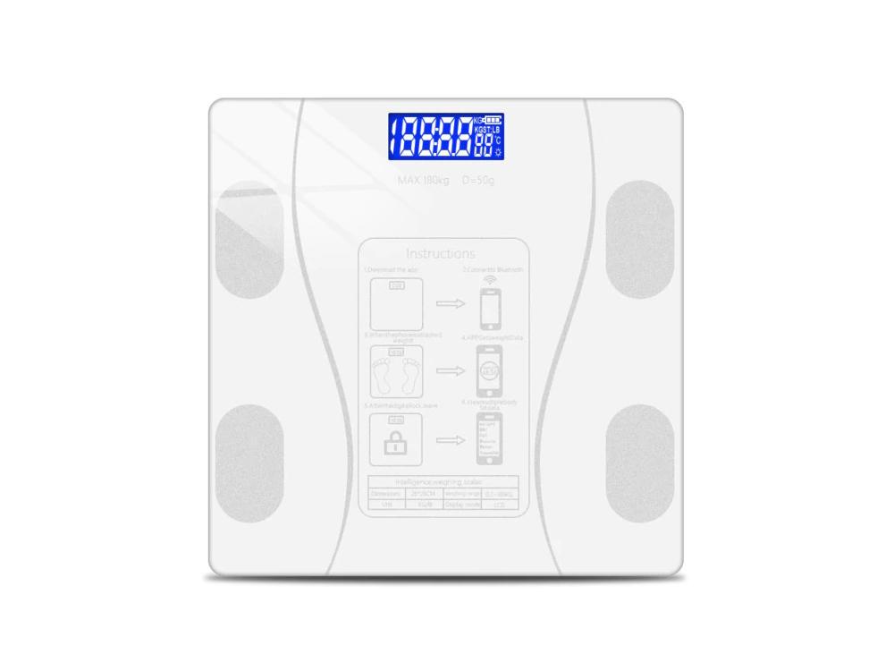 Смарт весы Bluetooth для измерения массы тела и жира (1008-994-01) Смарт весы Bluetooth для измерения массы тела и жира (1008-994-01)
