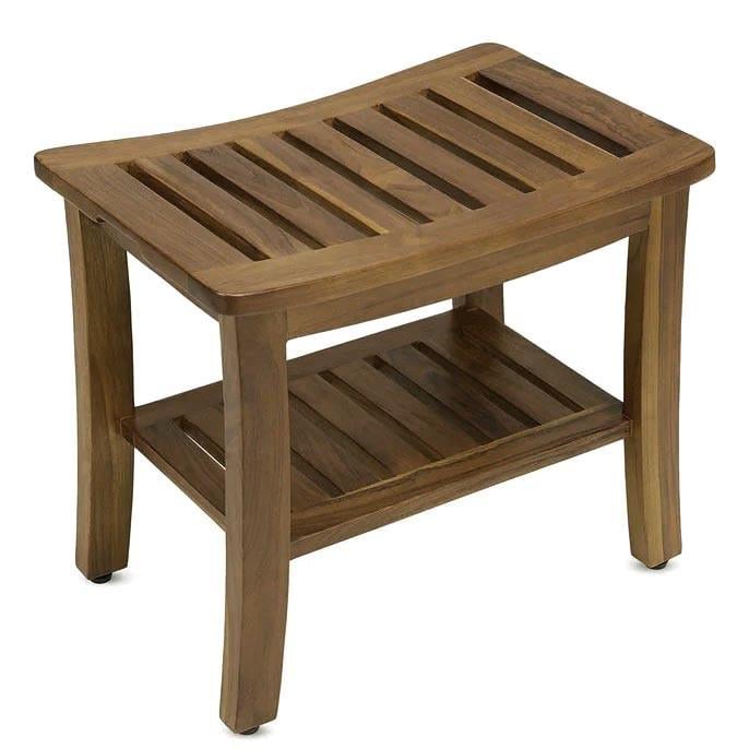 Табурет для ванной из дерева Шимерти Корица (ТВН-010933)