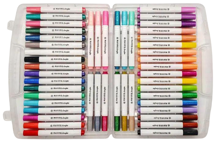 Маркеры для рисования акварельные Water Brush 60 цветов (opt-102978)