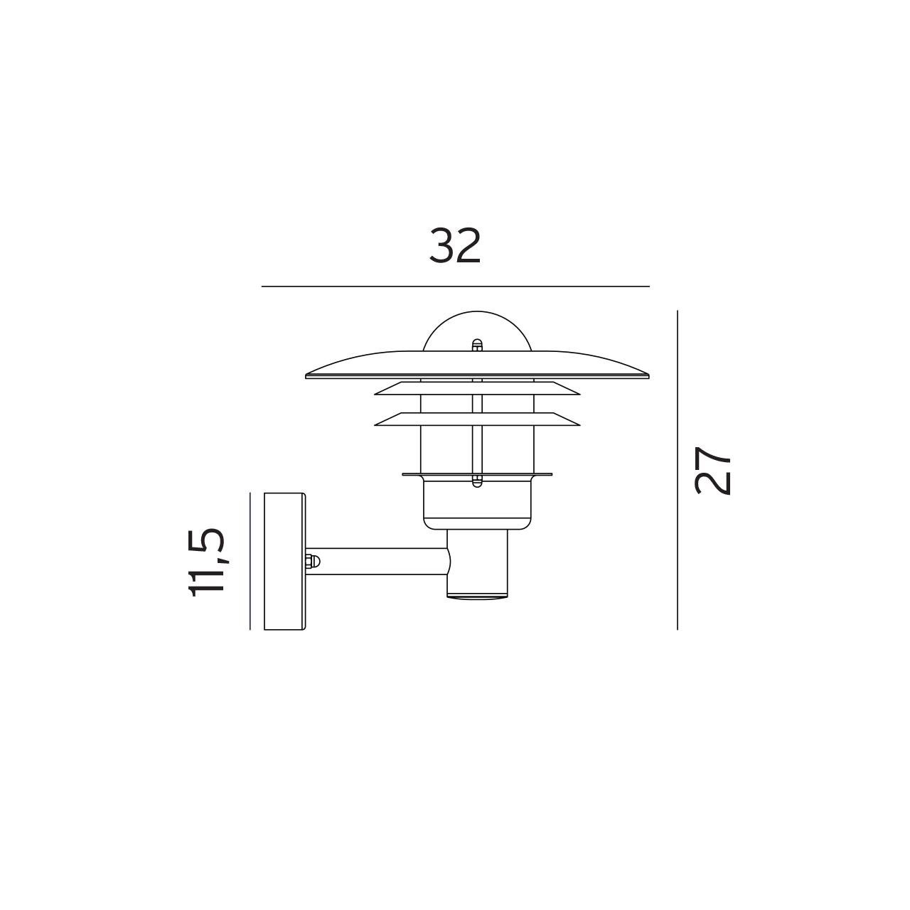 Настенный светильник Norlys Larvik 690B - фото 2