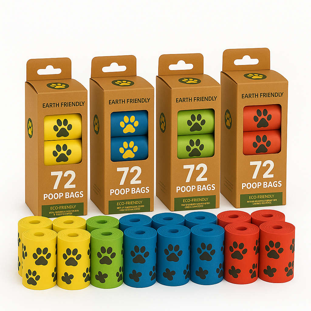 Пакеты для уборки за животными биоразлагаемые 288 пакета 16 рулона