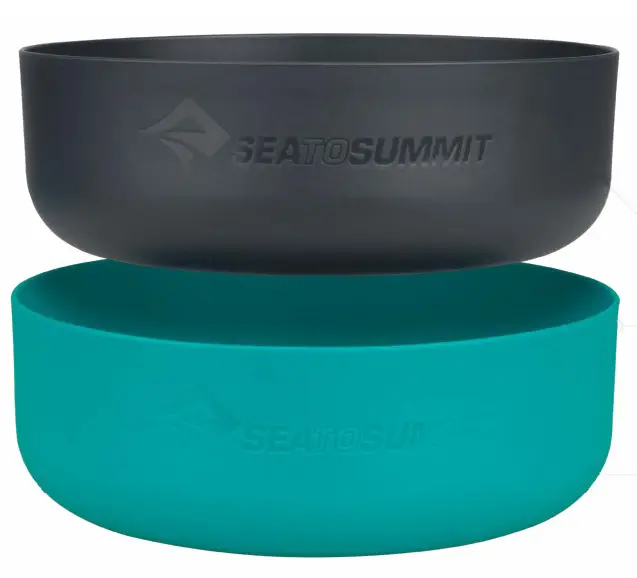 Набор посуды туристической Sea To Summit DeltaLight Bowl Set L Pacific Blue/Charcoal (1033-STS AKI2008-0506210)