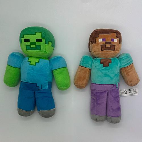 Игрушки плюшевые Steve Zombie Minecraft 2 шт.