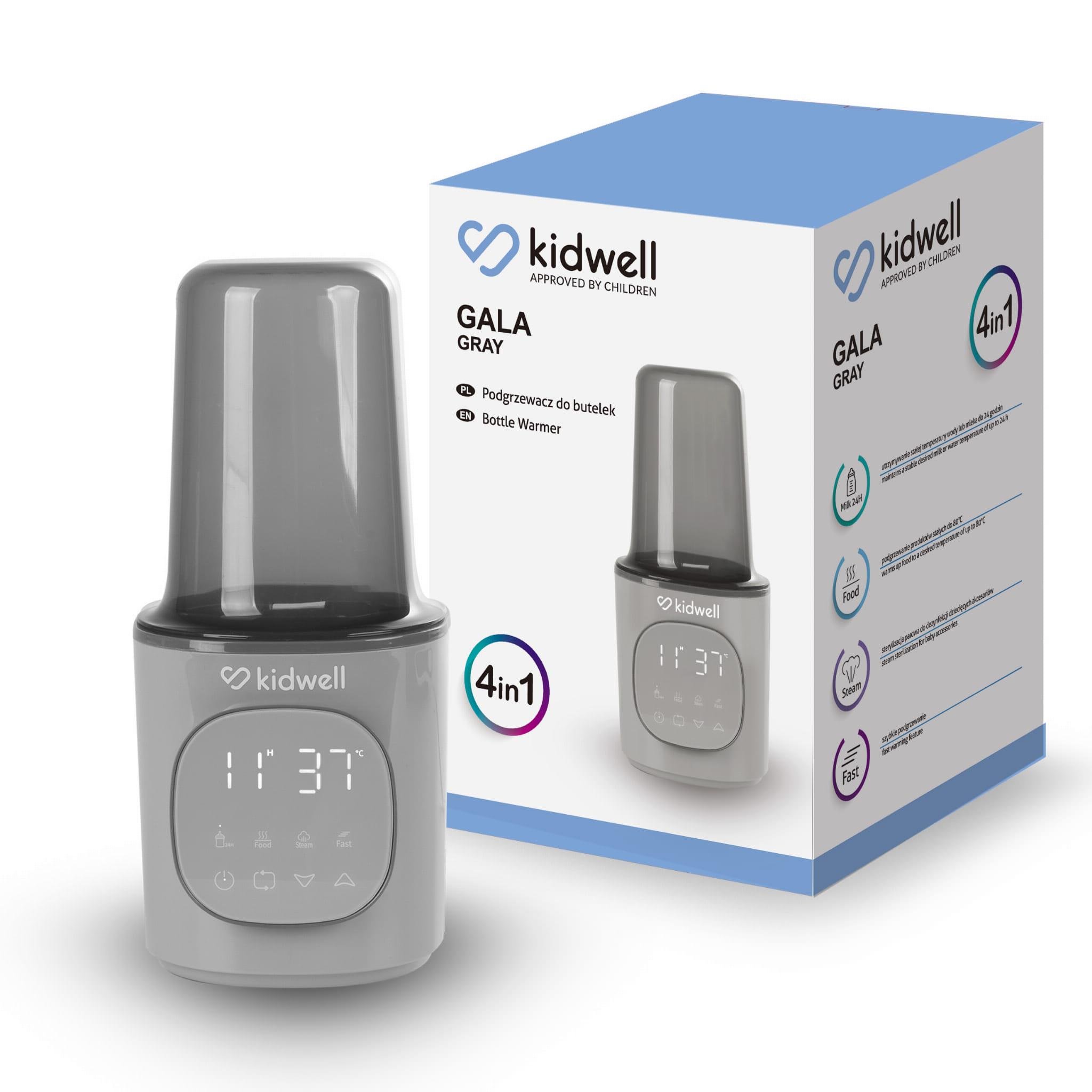 Підігрівач пляшечок Kidwell GALA Grey (66201)