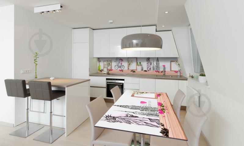 Наклейка виниловая на стол Zatarga «Милая Франция» 650х1200 мм Z180806/1st Наклейка виниловая на стол Zatarga «Милая Франция» 650х1200 мм Z180806/1st