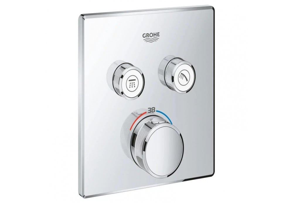 Смеситель для скрытого монтажа Grohe Grohtherm SmartControl 29124000 Смеситель для скрытого монтажа Grohe Grohtherm SmartControl 29124000