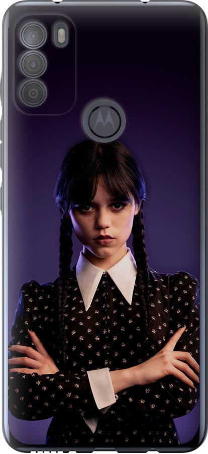 Чехол на Motorola G50 Wednesday v3 (5517u-2354-42517)