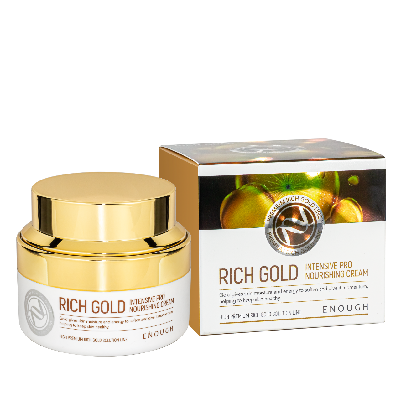 Крем для лица питательный Enough Rich Gold Intensive Pro Nourishing с ионами золота 50 мл