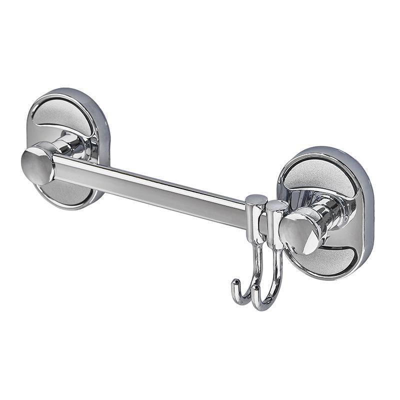 Планка для рушників Zerix AFB-0115-2 з 2-ма рухливими гачками (ZX5050) - фото 3 Планка для рушників Zerix AFB-0115-2 з 2-ма рухливими гачками (ZX5050) - фото 3