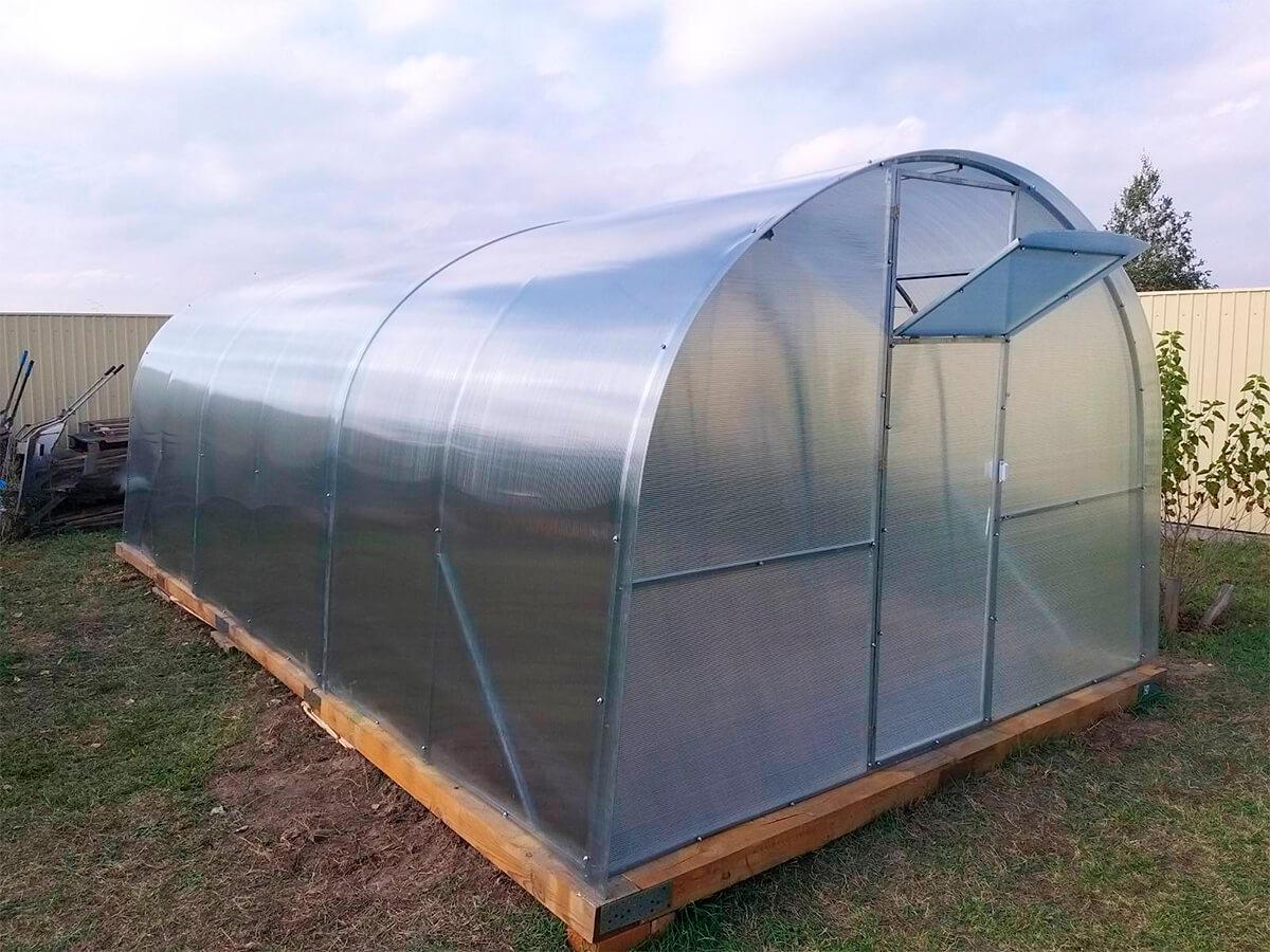 Теплиця Веган 3x4 із оцинкованої квадратної труби з полікарбонатом 4 мм - фото 7