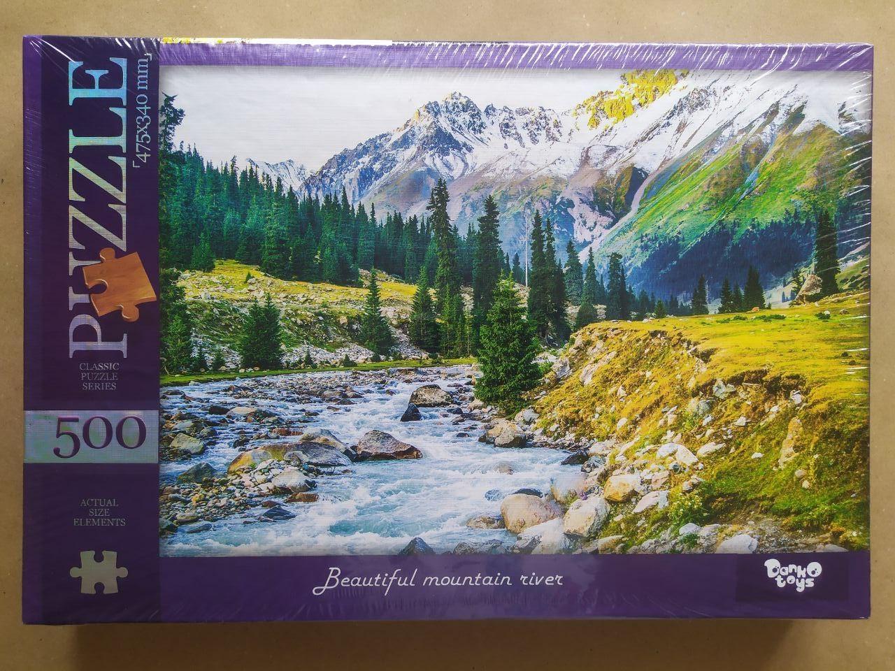 Пазли Danko Toys Гірська річка 500 ел. (С500-15-09)