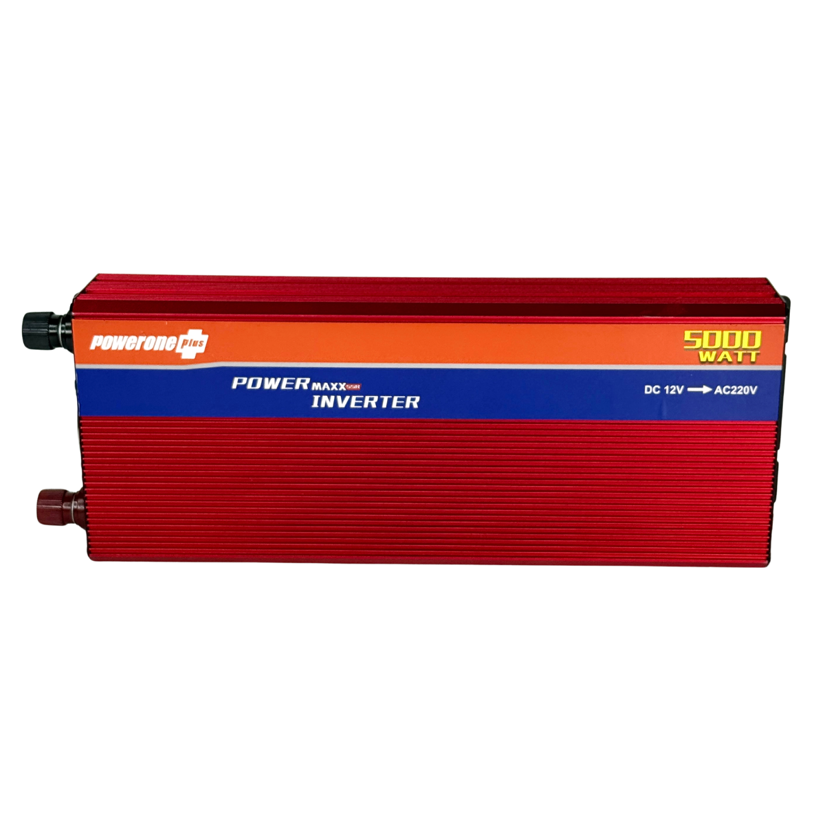 Инвертор PoweronePlus с двумя розетками 5000 Вт 12В-220В Красный (PPNV-5000-Red)
