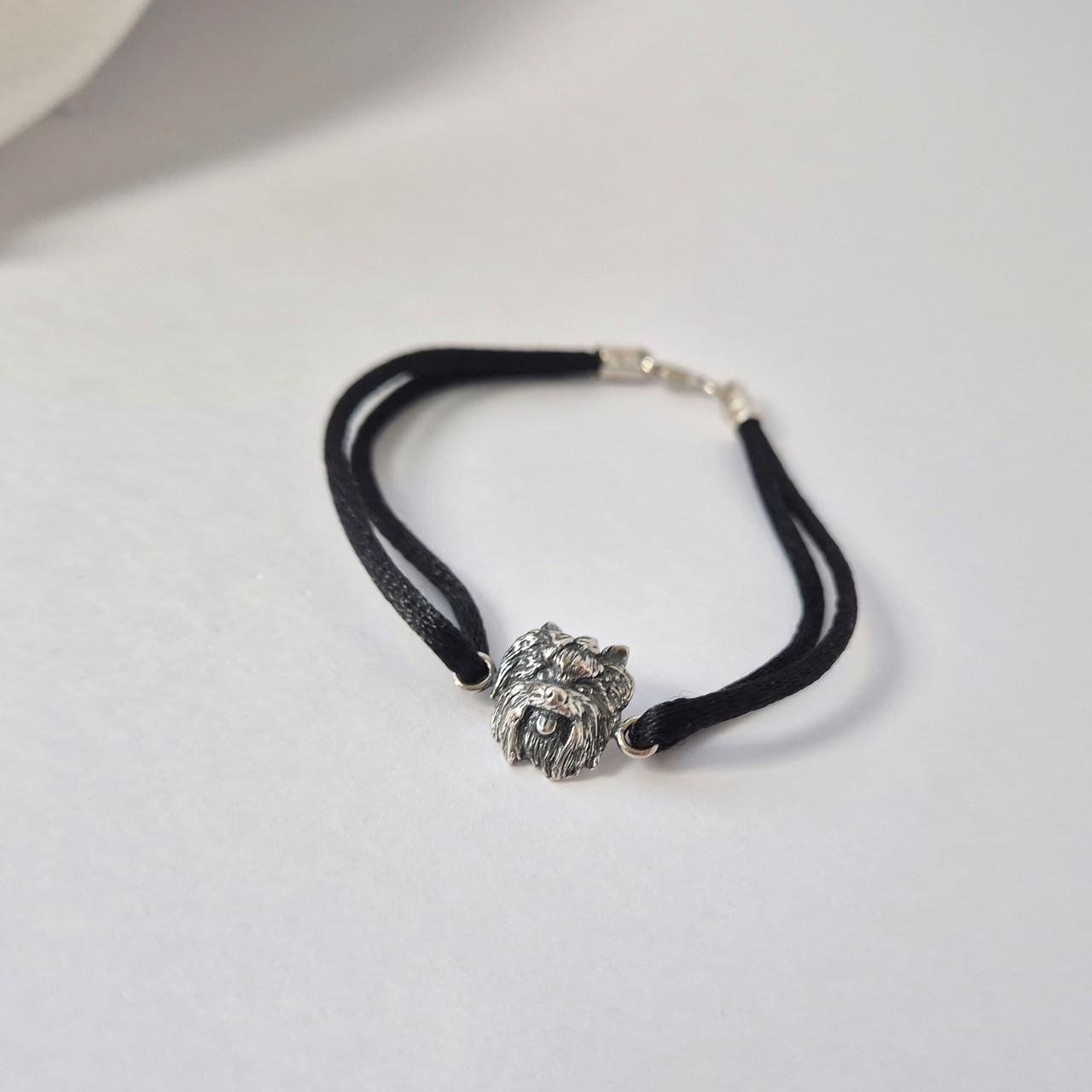 Браслет йорк черненое серебро 925 пробы 3,03 г р. 18 (4947б)