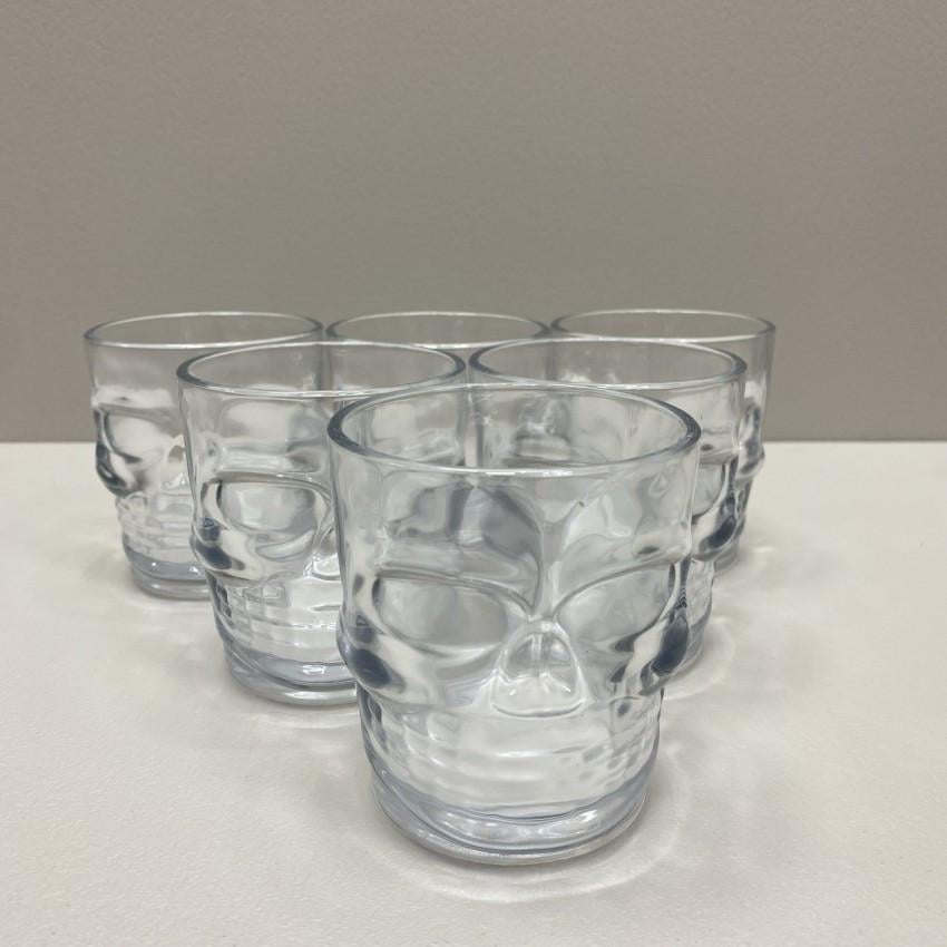 Набір склянок Stenson R29803 Череп 300 мл 6 шт. (2115989711) - фото 4