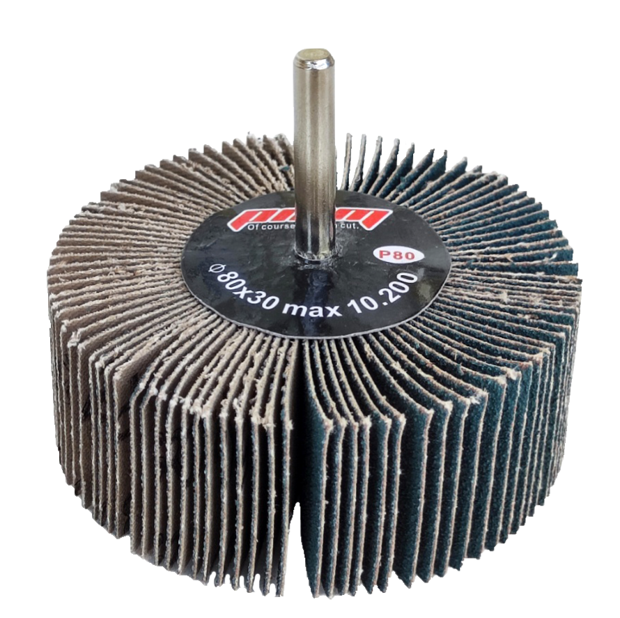 Круг лепестковый для дрели 80х30х6 мм Р80 (54719)