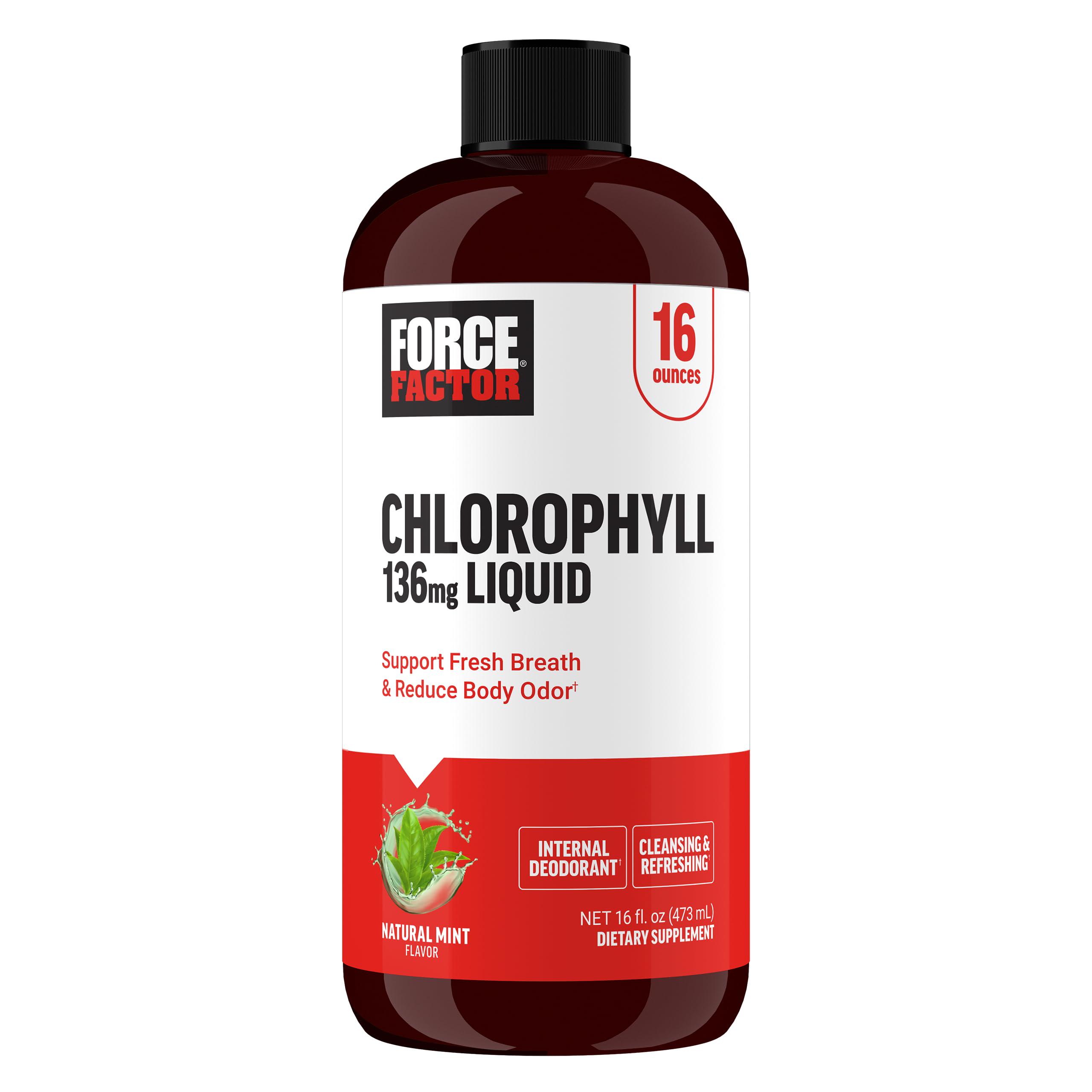 Хлорофилл Force Factor Chlorophyll Liquid, Natural Mint 136 мг 473 мл Хлорофилл Force Factor Chlorophyll Liquid, Natural Mint 136 мг 473 мл