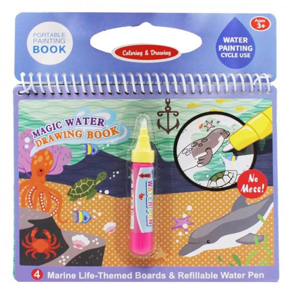 Книжка для малювання водою BMW LT39 на пружині картинки 4 шт. маркер Вид 8 (RLT33948s45030)