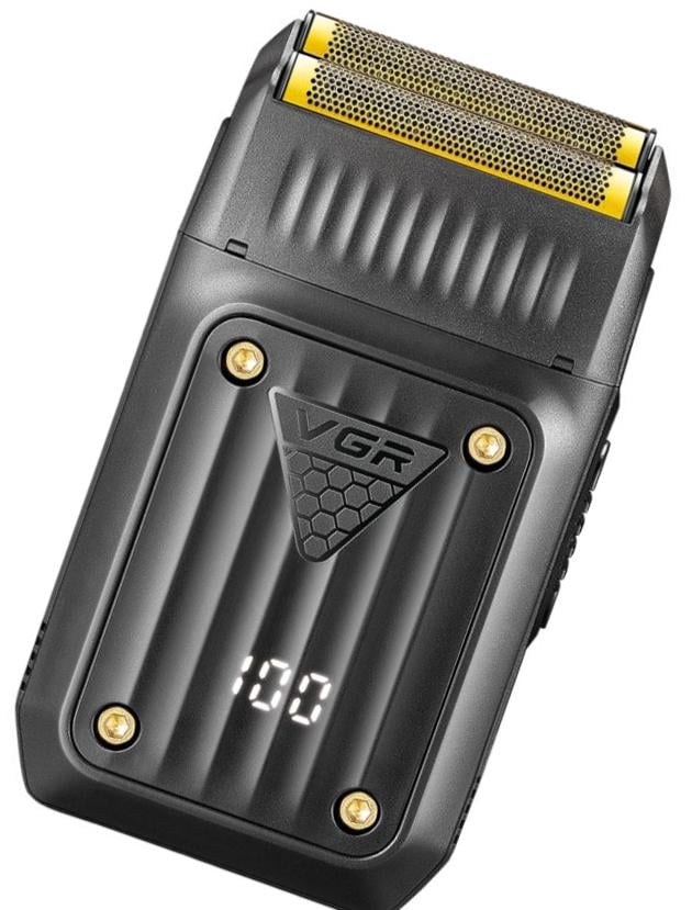 Електробритва VGR V-363 акумуляторна з LED-екраном/сухе гоління 5 Вт (2390000052)