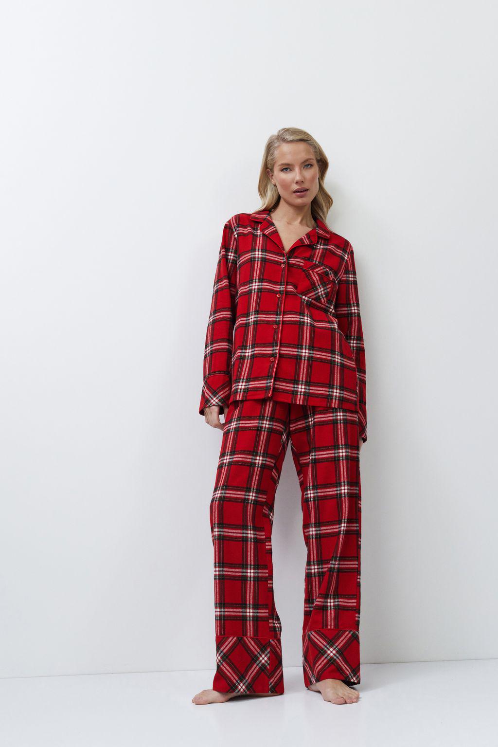 Піжама жіноча Aruelle сорочка і штани XL Червоний (Bell-long)