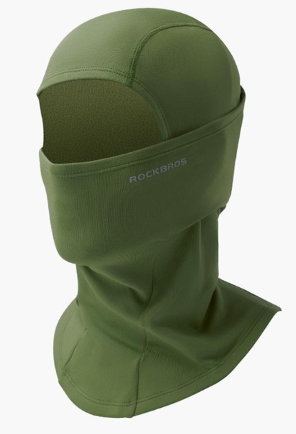Балаклава зимова ROCKBROS LF7345BK термо для ЗСУ One size Хакі (626289353)