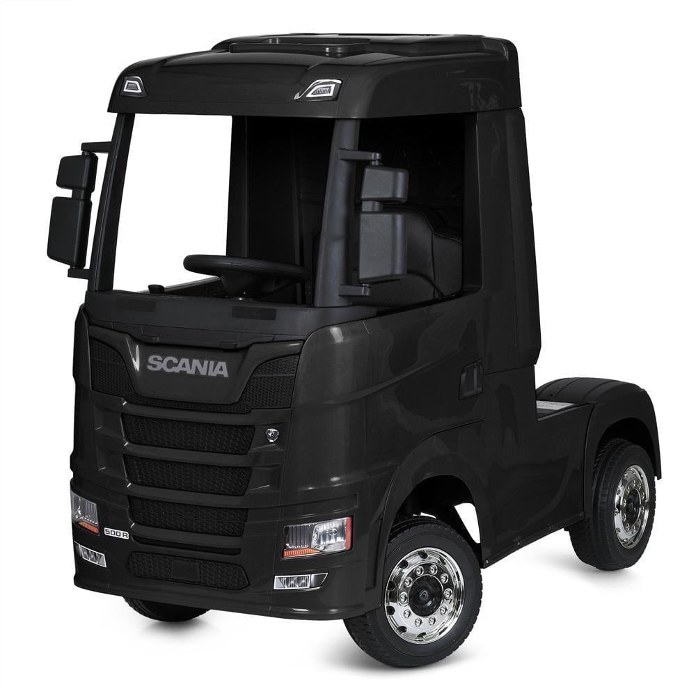 Дитячий електромобіль Bambi M 6062EBLR вантажівка Scania Чорний