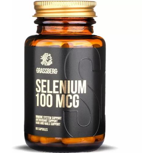 Комплекс Селен и Молибден Grassberg Selenium 100 mcg 60 Caps