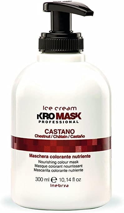 Тонирующая маска для волос Inebrya KroMask Colour Mask CASTANO 300 мл Каштановый (1228273738)