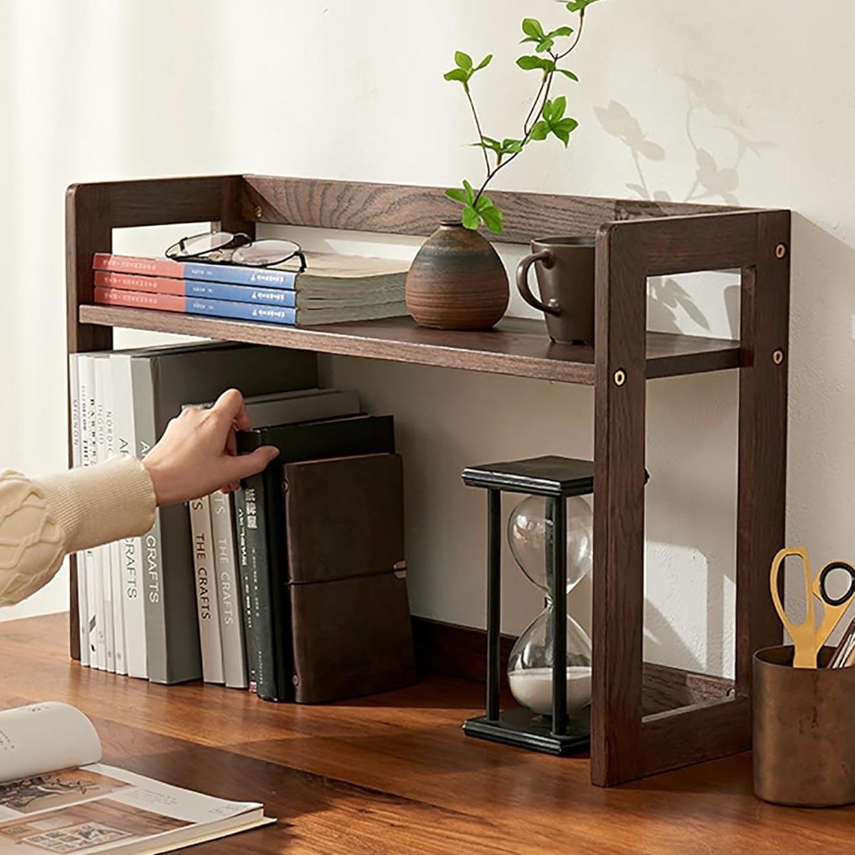 Полка книжная настольная из дерева Карамбо Робуста (КПА-019136)