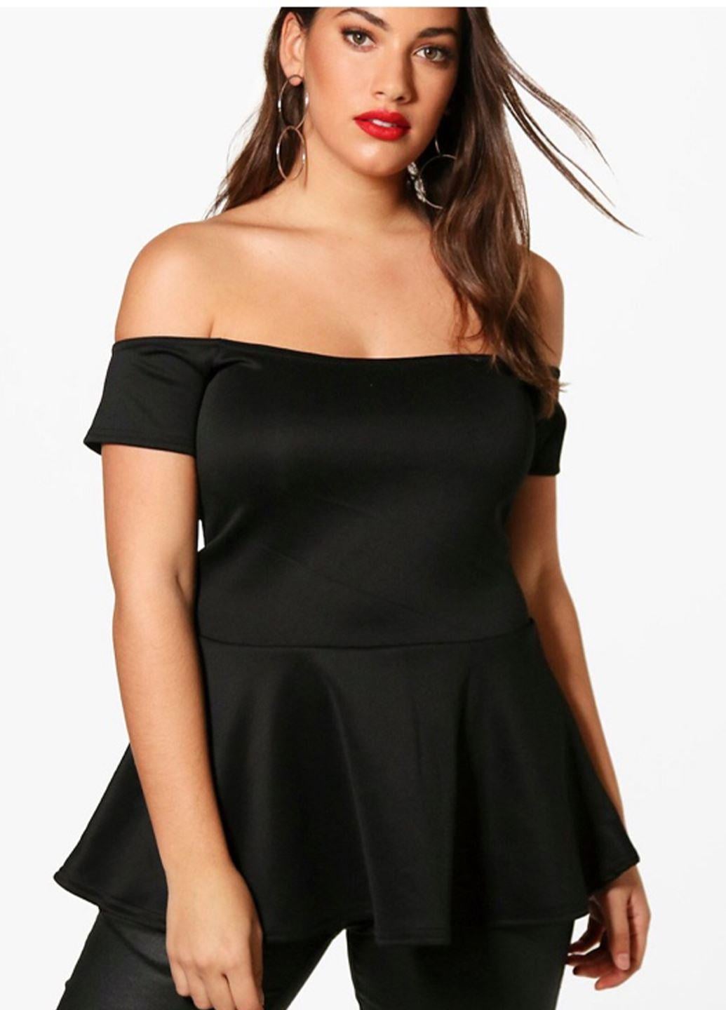 Женская блузка Boohoo XL Черный (STK002866-02)