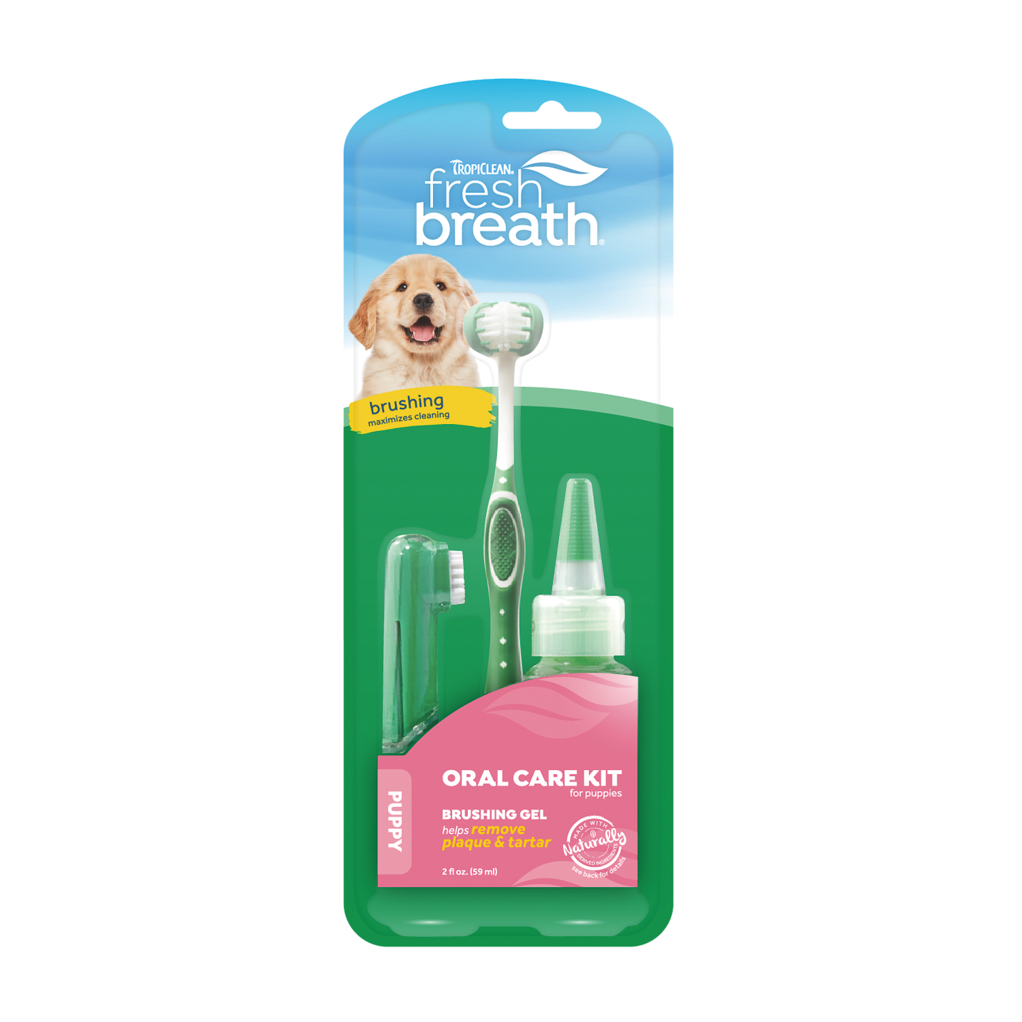 Уход за ротовой полостью щенков Tropiclean Oral Care Kit Puppies (002005)