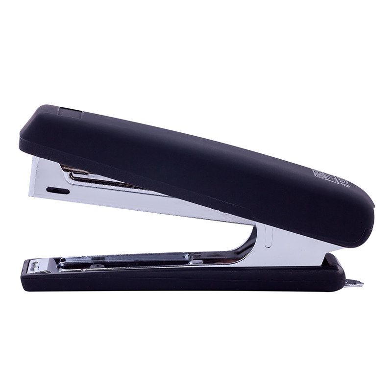 Степлер Buromax Rubber Touch до 12 аркушів Чорний (BM.4128-01)