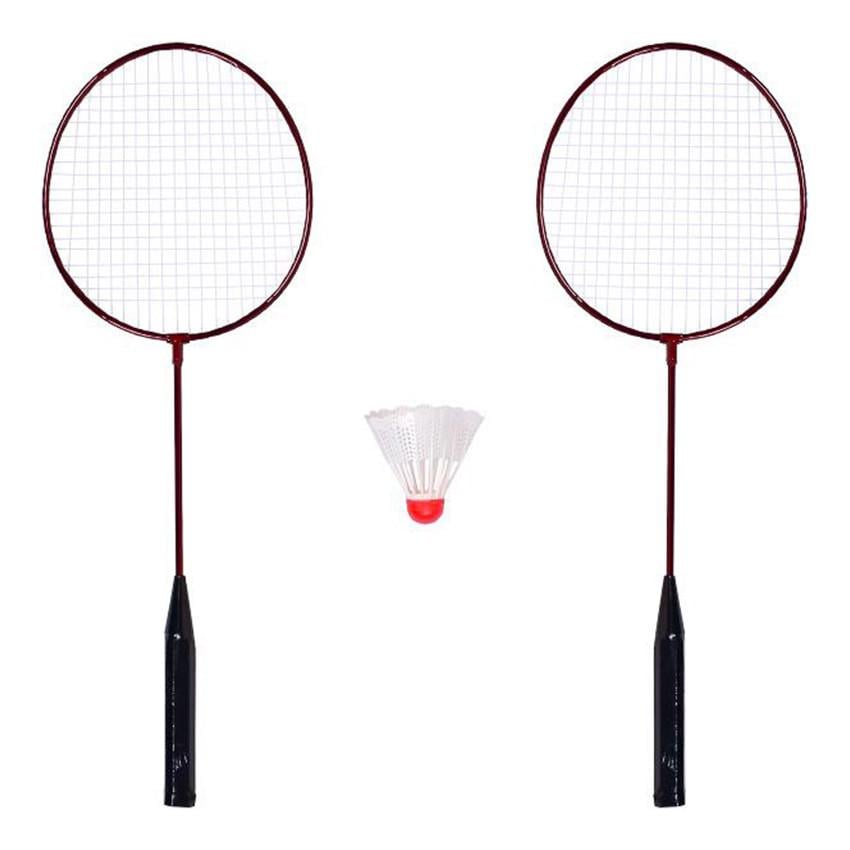 Детский набор для игры в бадминтон ракетки 60 см Красный/Черный (7493)