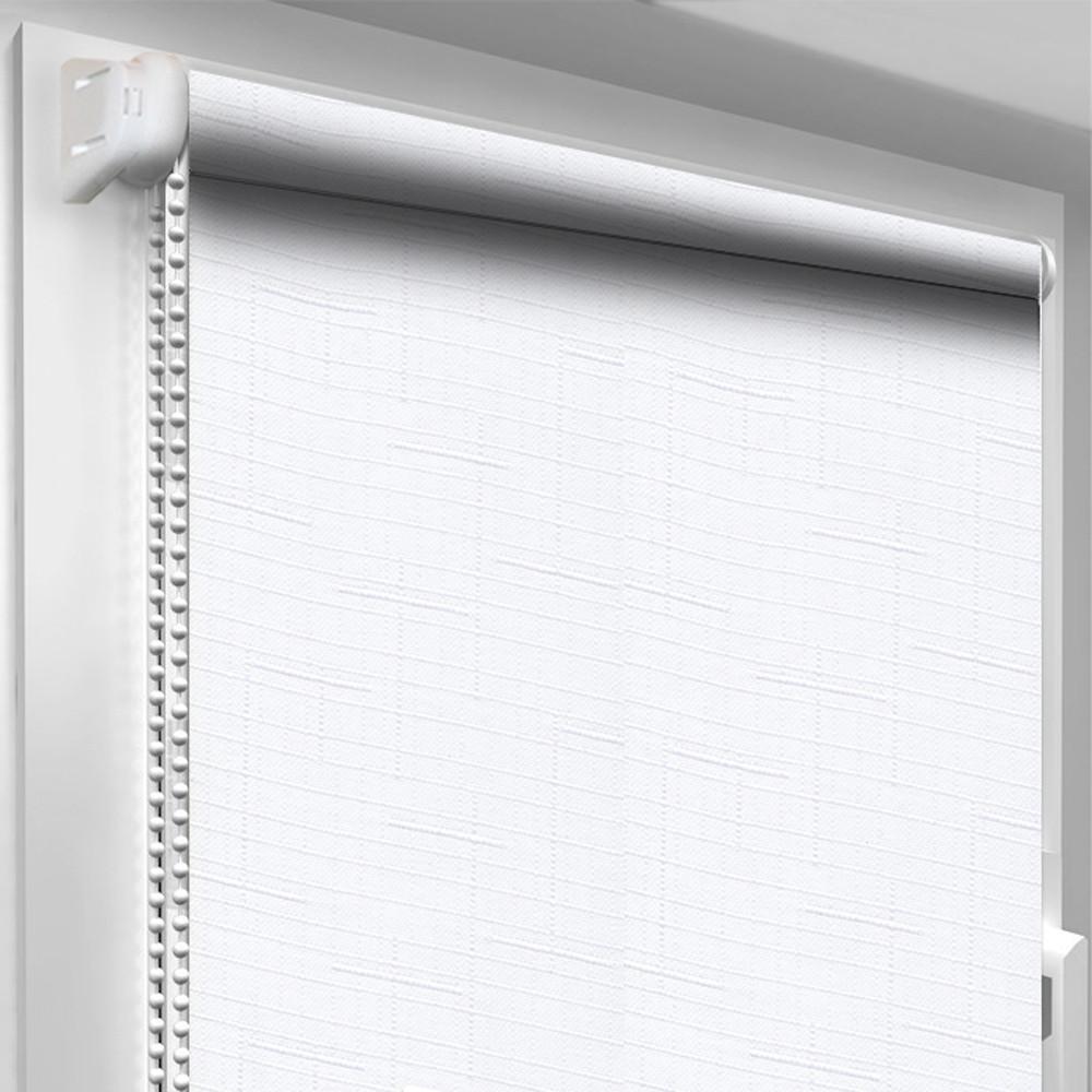 Рулонна штора DECO SHARM Льон 800 650х1700 мм Білий (1213101)