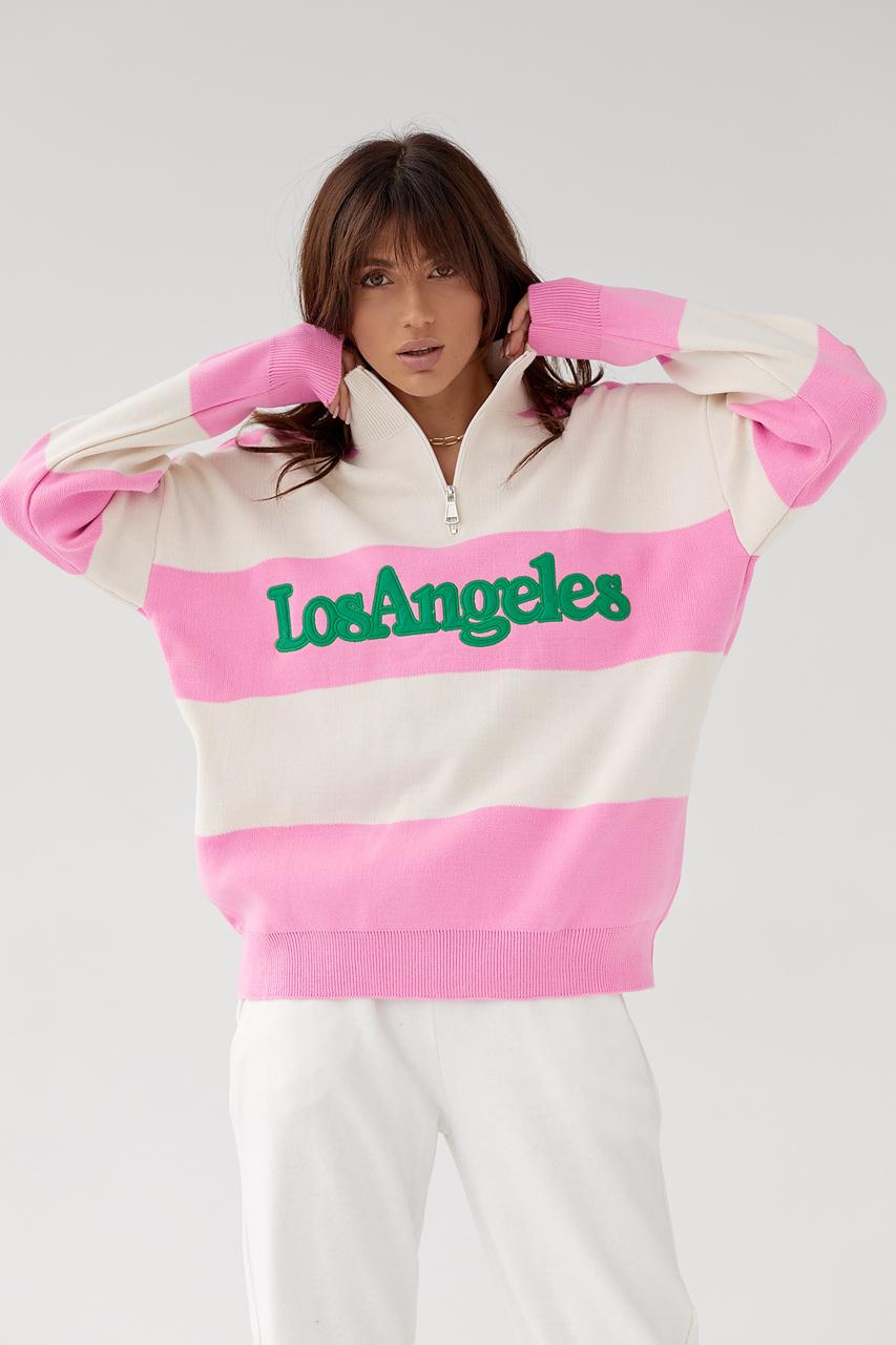 Кофта женская "Los Angeles" S Розовый (9442319)