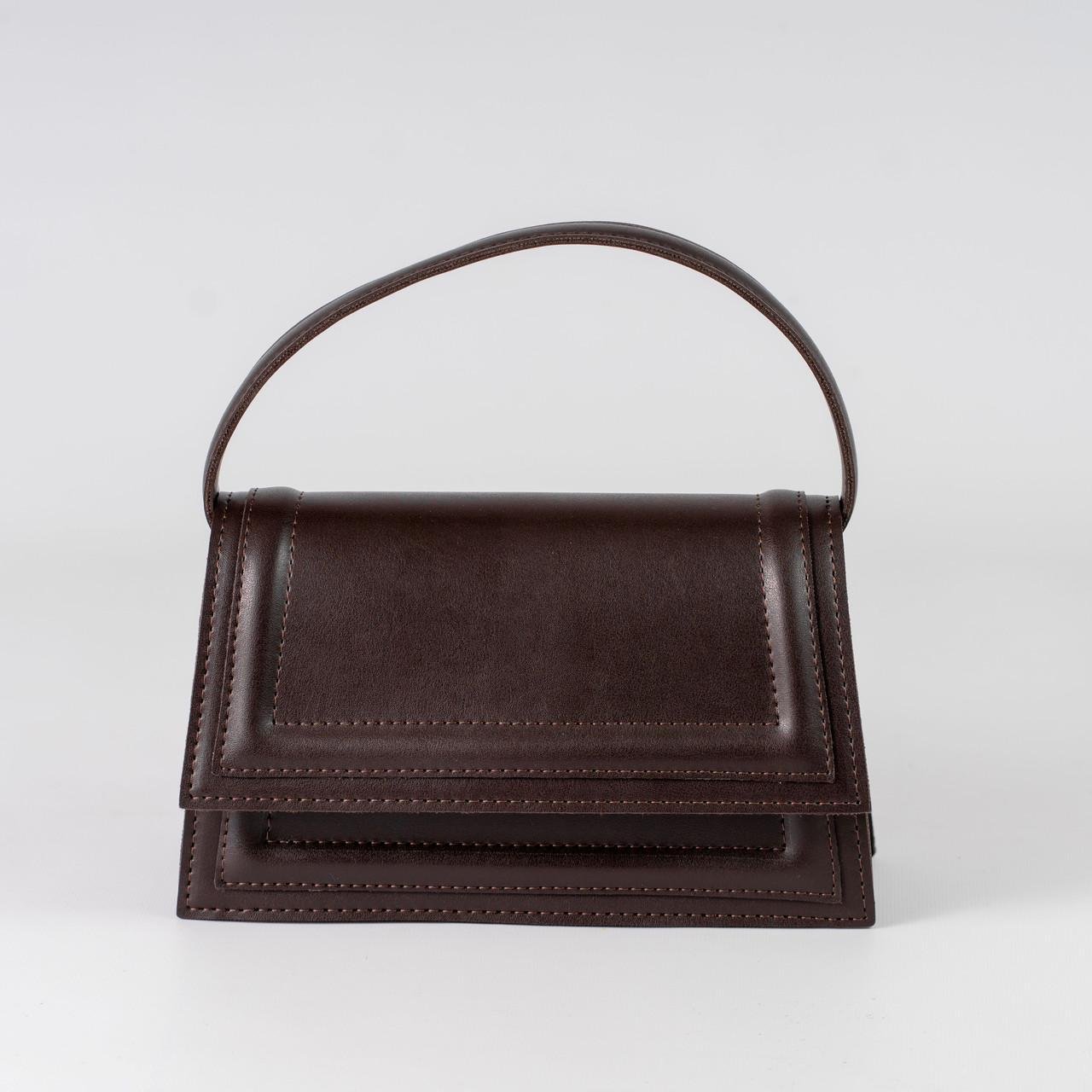 Сумка женская кросс-боди XENIA № 23-24 Коричневый - фото 1