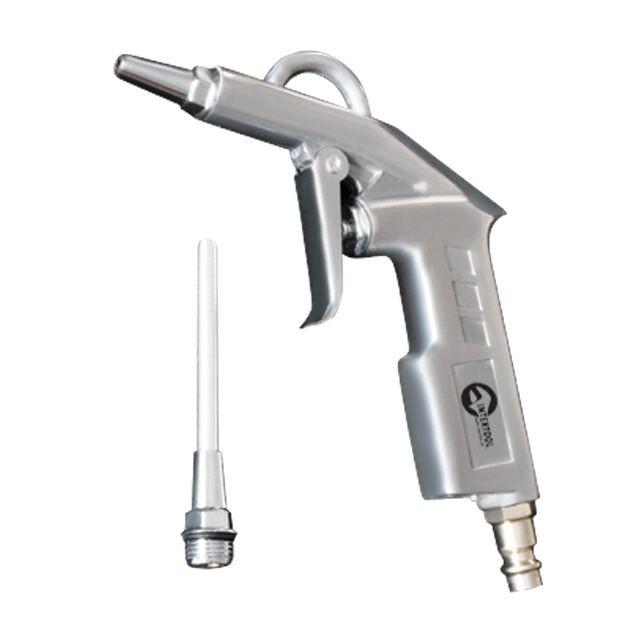 Пистолет продувочный Intertool PT-0803 короткий с дополнительным наконечником 80 мм (9094948)