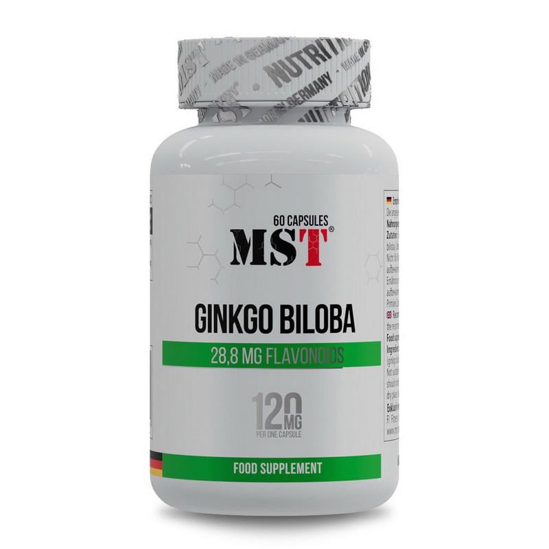 Гинкго билоба MST Ginkgo Biloba 120 mg 60 капс.