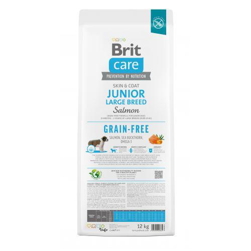 Корм для собак сухой Brit Care Dog Grain-free Junior Large Breed с лососем 12 кг - фото 6 Корм для собак сухой Brit Care Dog Grain-free Junior Large Breed с лососем 12 кг - фото 6