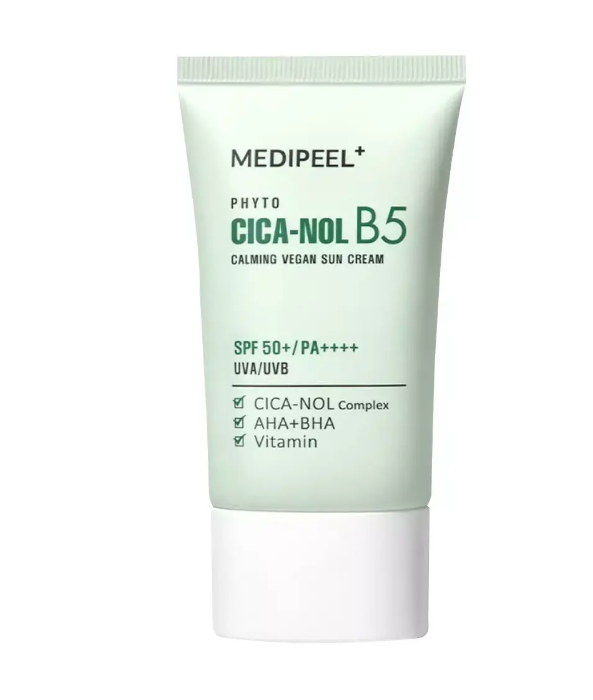 Крем сонцезахисний веганський заспокійливий MEDI-PEEL Phyto Cica Nol B5 Calming Vegan Sun Cream 50 мл (8809941821987)