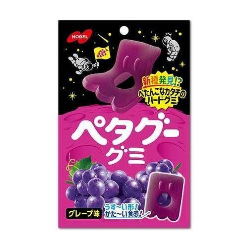 Конфеты японские Nobel Petagu Gumi со вкусом винограда 51 г (2133497239)