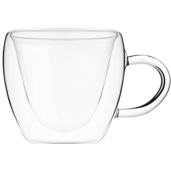 Набор чашек для латте Ardesto с двойными стенками 250 мл 2 шт.