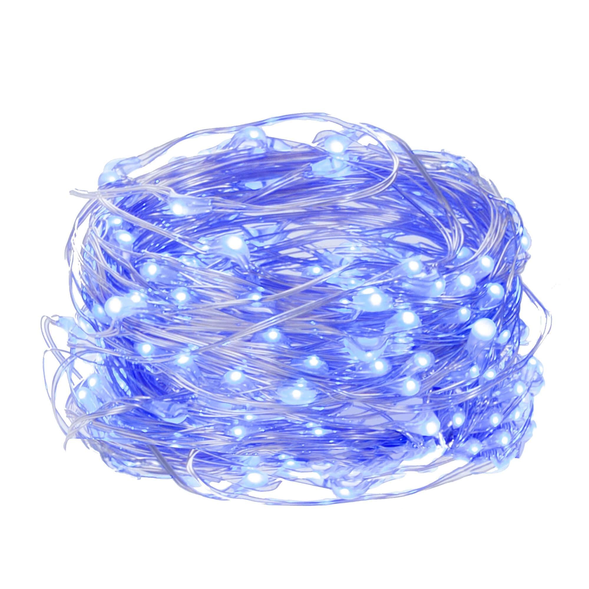 Гирлянда Springos CL0003 на батарейках 10 LED 0,9 м Blue