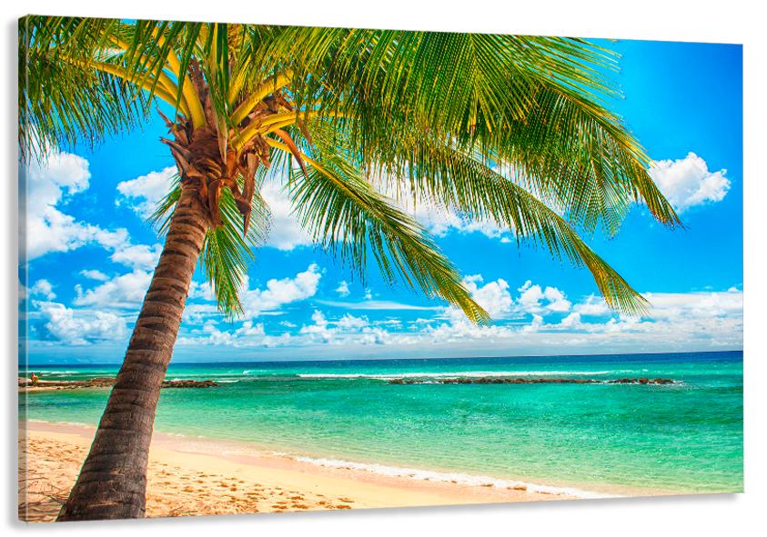 Картина на холсте в гостиную/спальню Природа пляж 70х140 см (MLP_88)