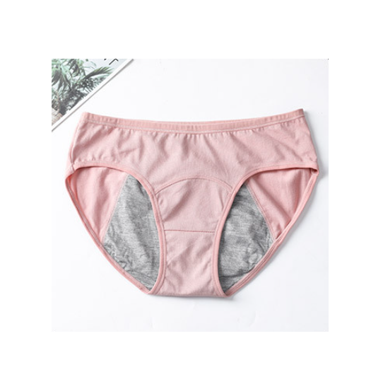 Трусы слипы для месячных от протеканий хлопок M Розовый
