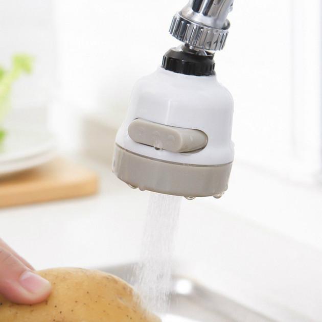 Насадка для крана SUNROZ 360 Rotary Faucet Sprayer аератор для економії води (SUN3816) - фото 2