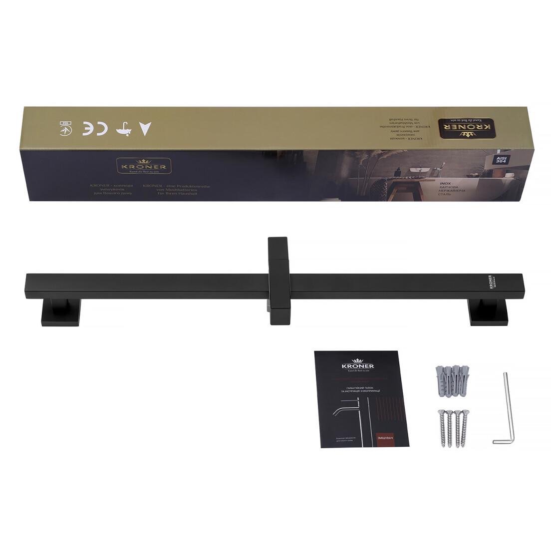 Штанга для душа Kroner KRP Edelstahl Kubus SCH230 (CV034876) - фото 3