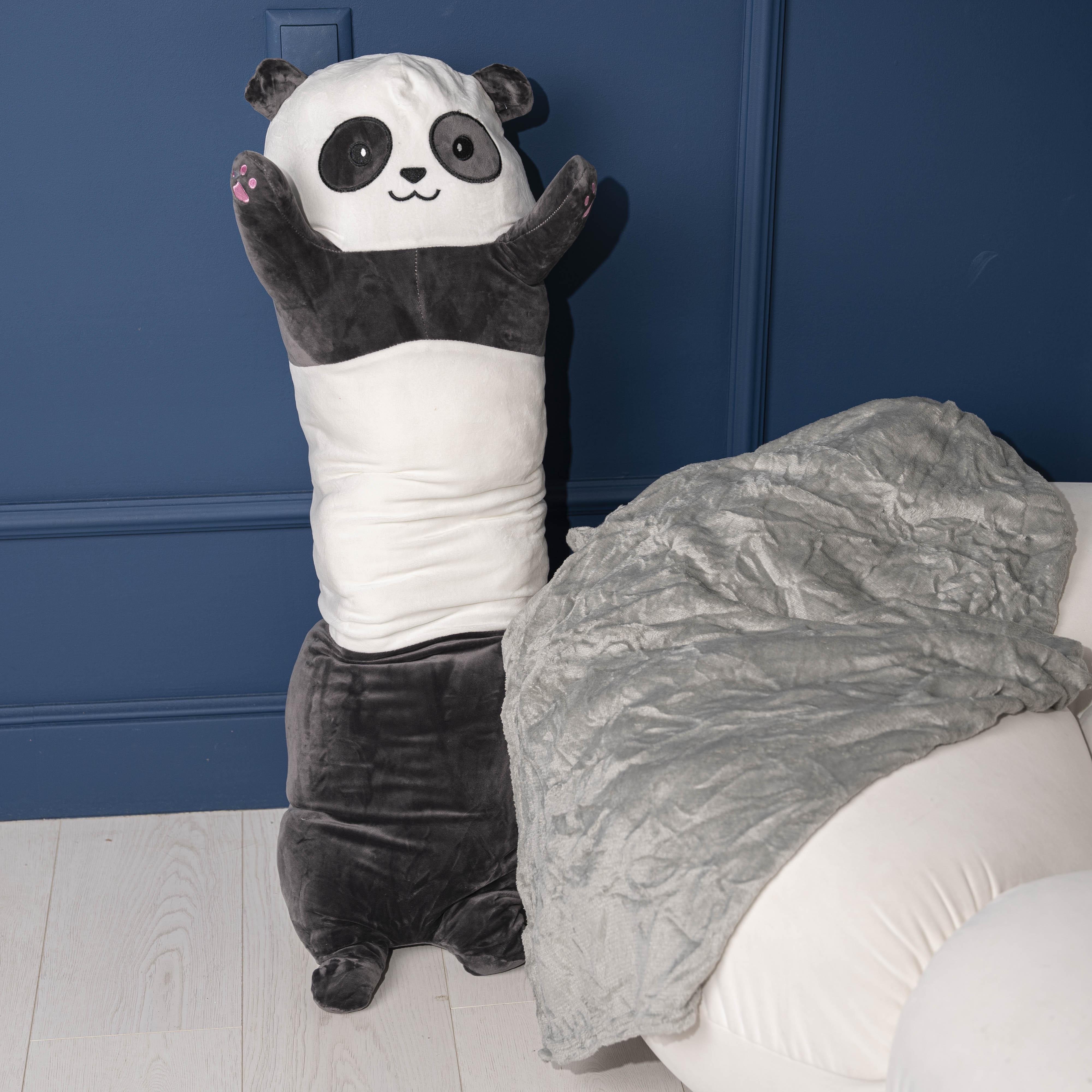 Плед Панда 89009 120x160 см Черный (56936_122)