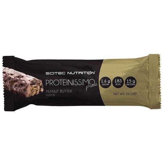 Батончик углеводно-протеиновый Scitec Nutrition Proteinissimo Prime Bar 50 г Peanut Butter