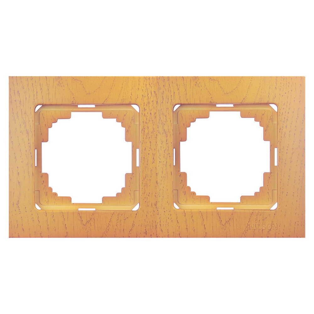Рамка двухместная универсальная Nilson Touran Дуб (00000007599)